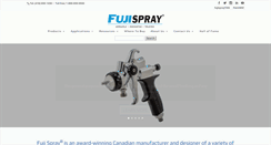 Desktop Screenshot of fujispray.com